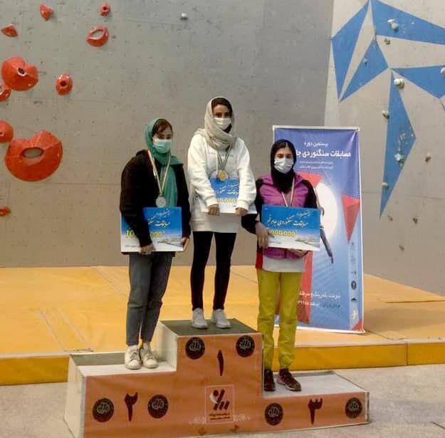 درخشش سنگنورد همدانی در مسابقات جام فجر