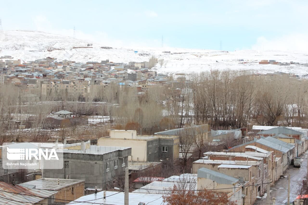 برف و سرما در راه اردبیل