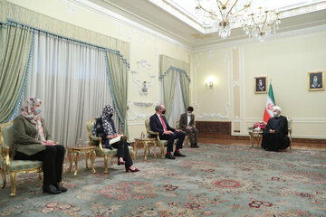 Iran president receives Irish FM