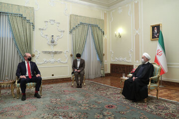 Iran president receives Irish FM