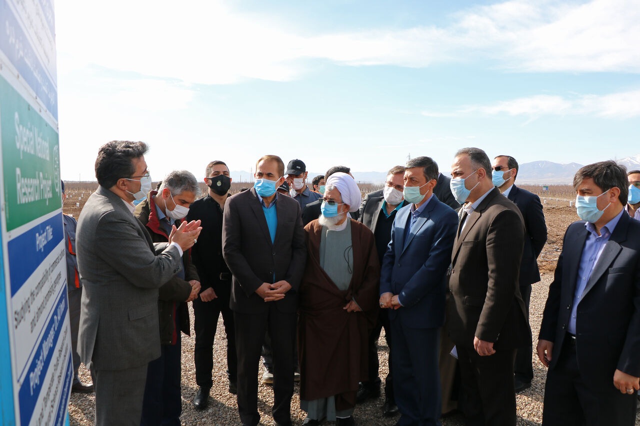 افتتاح بزرگترین باغ گردوی کشت بافت خاورمیانه در شهرستان خرمدره