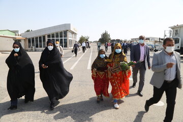 وزیر ارتباطات و فناوری اطلاعات وارد جاسک در هرمزگان شد