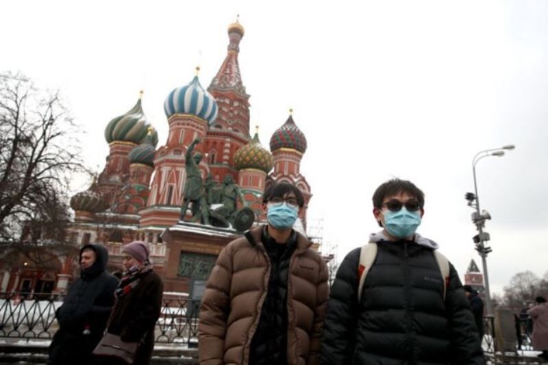روند نزولی مبتلایان به ویروس کرونا در روسیه و کاهش محدودیت ها
