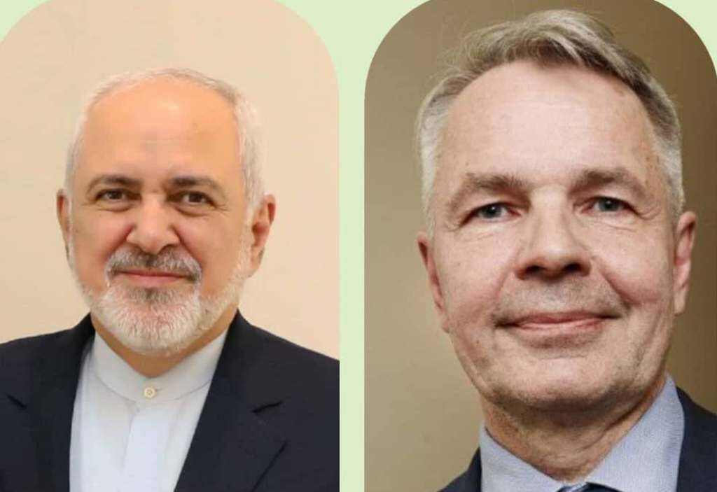 وزیران خارجه ایران و فنلاند درباره همکاری‌های دوجانبه گفت‌وگو کردند