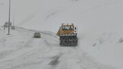 تلاش راهداران استان اردبیل برای بازگشایی راه ۳۲۰ روستای در محاصره برف