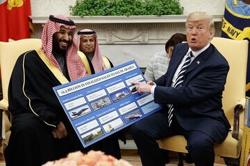 عربستان در صدر خریداران سلاح در جهان 