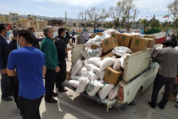 ۲ هزار و ۵۰۰ بسته کمک معیشتی به همت بنیاد علوی در سرپل ذهاب توزیع شد