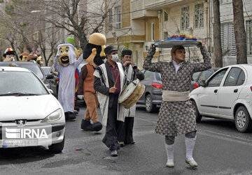 Caravana del Noruz en Teherán 
