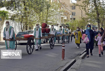 Caravana del Noruz en Teherán 
