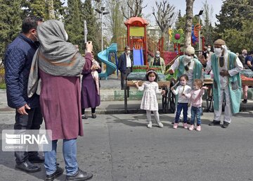 Caravana del Noruz en Teherán 
