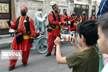 Caravana del Noruz en Teherán 
