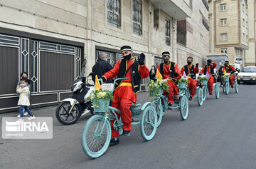 Caravana del Noruz en Teherán 
