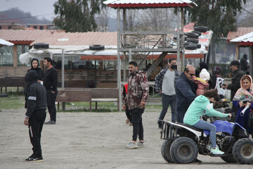 حضور گردشگران نوروزی در آستارا‎