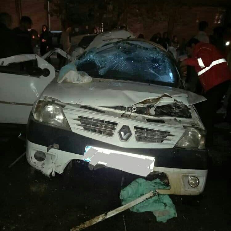 حادثه رانندگی در خرم‌آباد ۲ کشته برجا گذاشت