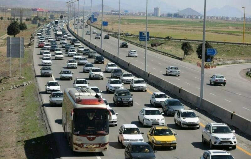 تردد در جاده‌های استان همدان ۹۴ درصد افزایش یافت