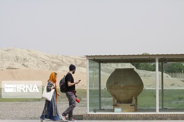 Iran : le site archéologique préhistorique de Tépé Sialk au centre

