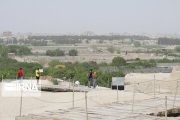 Iran : le site archéologique préhistorique de Tépé Sialk au centre

