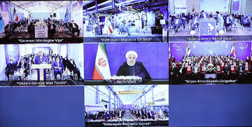 Inauguration de 5 projets industriels importants par ordre du Président Rohani