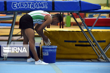 Iran's nat'l trampoline gymnastics team