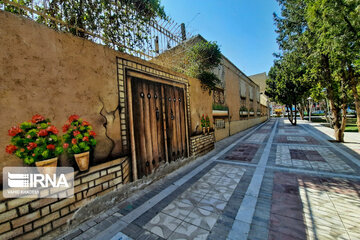 Mural paintings in Iran's Bojnurd City