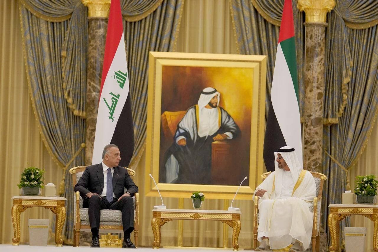 نخست وزیر عراق با ولیعهد ابوظبی دیدار و گفتگو کرد