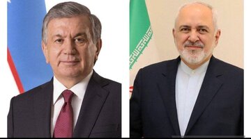 Le très haut diplomate iranien, Javad Zarif, rencontre le Président ouzbek 