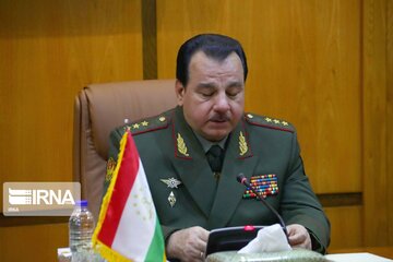 Tajik defense minister meeting with Iranian counterpart for military talks