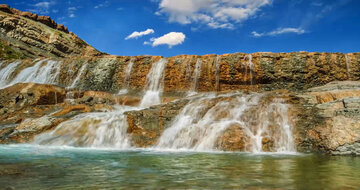 La cascade de Keyvan à l’ouest de l’Iran