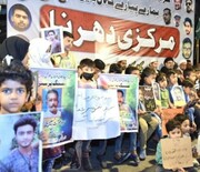 ادامه تحصن شیعیان پاکستان برای حل مسئله مفقودشدگان 