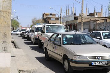 مانور سلامت واطلاع رسانی پیشگیری از ویروس کرونا در بوکان