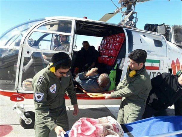 اورژانس هوایی الیگودرز رتبه نخست کشور را کسب کرد