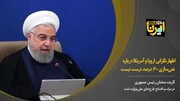 روحانی: اظهار نگرانی اروپا و آمریکا درباره غنی‌سازی۶۰ درصد درست نیست