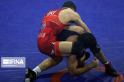 Iran's freestyle wrestling ends Asian Championships first day with medals