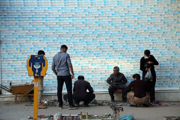 خیابان انقلاب سنندج در روزهای بحران کرونا