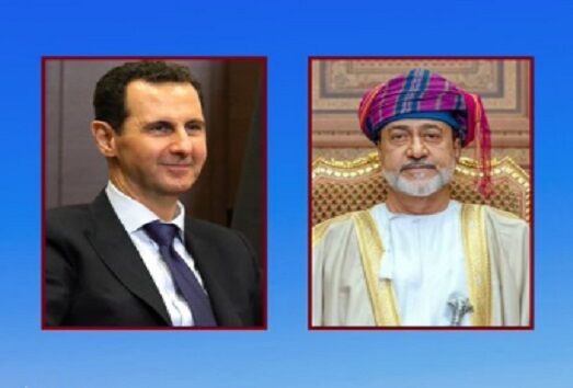 پادشاه عمان روز استقلال سوریه را به اسد تبریک گفت