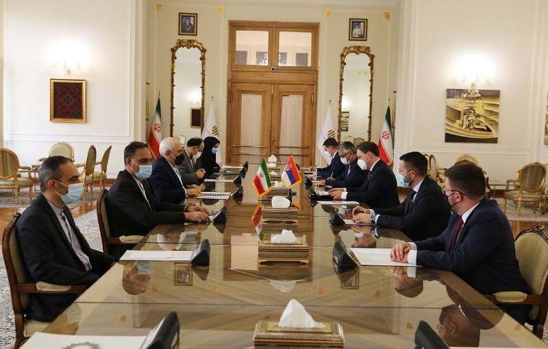 Iran, Serbia FMs meet in Tehran