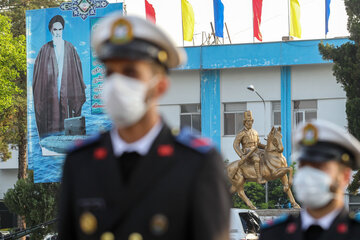 رژه روز ارتش در رشت‎