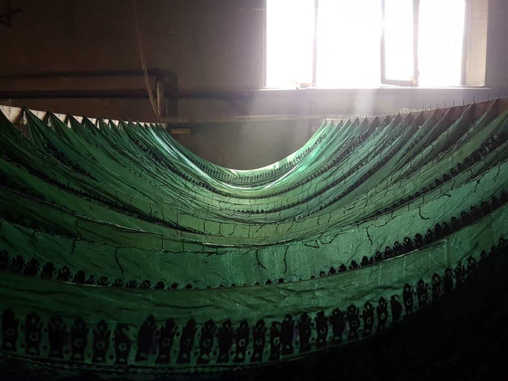 Osku; capital of batik dyeing industry