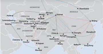 دورنمای تقویت راههای اتصالی جنوب و مرکز آسیا 