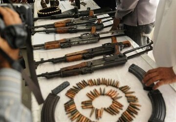 کشف یک محموله سلاح جنگی در خوزستان