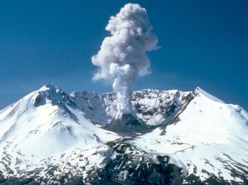 Le sommet volcanique de Taftan au sud-est d’Iran