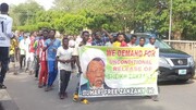 تظاهرات در پایتخت نیجریه برای آزادی شیخ زکزاکی