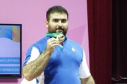 El levantador de pesas iraní Qadami, medalla de bronce en el Campeonato Asiático 2021 