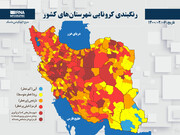 کرونای خراسان شمالی در مسیر نارنجی 