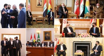 Les rencontres de Zarif au Kurdistan irakien