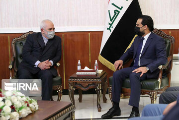 Zarif in Baghdad to confer with Iraqi officials