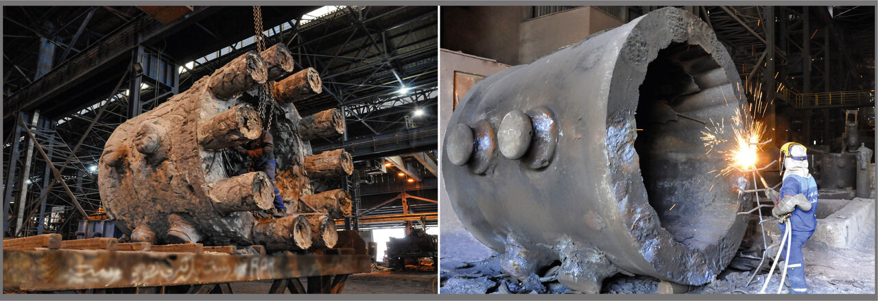 بزرگترین قالب شمش فولاد در مجتمع 
صنعتی اسفراین تولید شد
