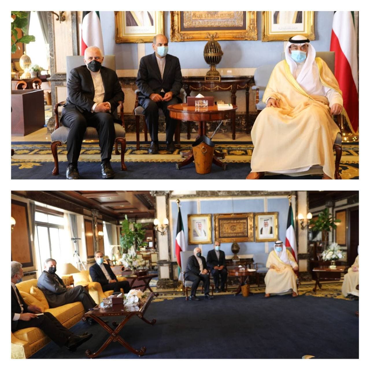 Глава МИД Ирана провел встречу с премьер-министром Кувейта