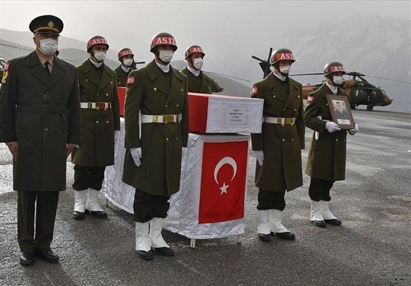 ۲ نظامی دیگر ترکیه در شمال عراق کشته شدند