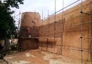 مرمت برج و باروی تاریخی بسطام آغاز شد